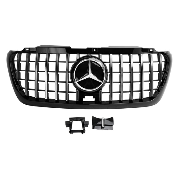 Mercedes Benz Sprinter 2018.2-2023 W907  W910 Griglia paraurti anteriore stile AMG 1500 2500 3500 Griglia nera