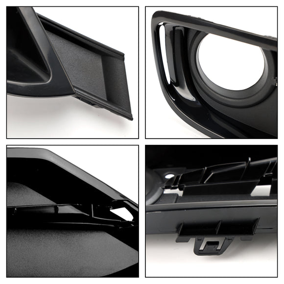 BMW 2013-2015 draftHybrid 3 Series 2 cubiertas de rejilla de luz antiniebla para parachoques delantero