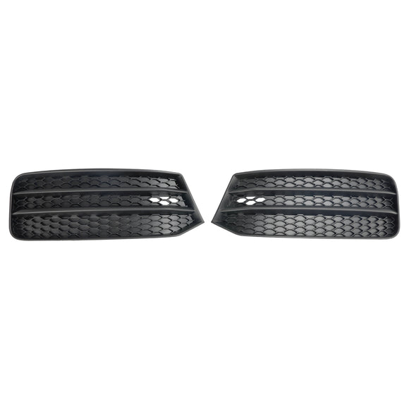 2015-2018 Audi A1 8X Honeycomb Lower Grile Front Bumper Pair Fog Light Cover Grill 8XA807681B 8XA807682B