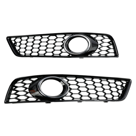 Audi A3 8P 2009-2013 Standard Version Honeycomb Bumper Front Fog Light Grille Grill Cover 8P0807682DE 8P0807681E
