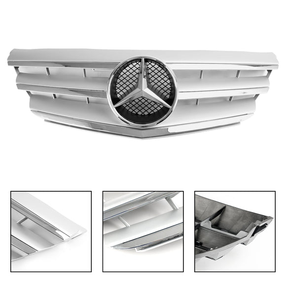 Mercedes-Benz 2009-2011 B-Klasse W245 B170/180/200 Frontstoßstangengrill Chrom Schwarz Ersatzgrill