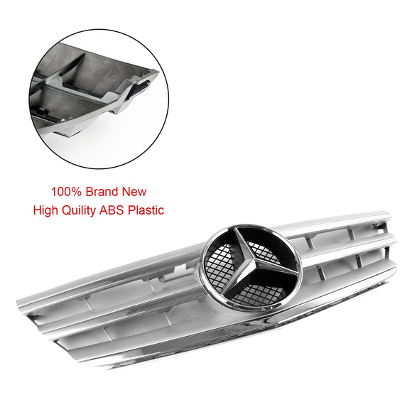 Mercedes-Benz 2009-2011 B-Klasse W245 B170/180/200 Frontstoßstangengrill Chrom Schwarz Ersatzgrill