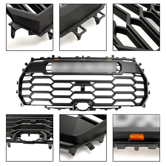 TRD PRO Grill per il 2022-2025 Toyota Tundra Paraurti anteriore aspirazione aria radiatore griglia di ricambio nera