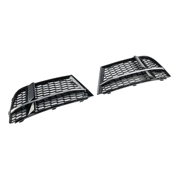 2017-2020 Audi A3 S-Line / S3 8V Honeycomb Lower Grill Front Bumper Fog Light Lower Black Cover Grille 8V3807681AE 8V3807682Q