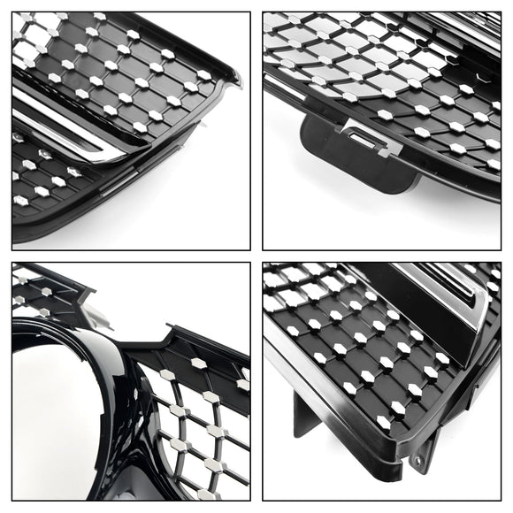 Mercedes Benz 2007-2009 GL-Klasse X164 GL320 GL450 GL350 Chrome Diamonds Grill Frontstoßstangengrill