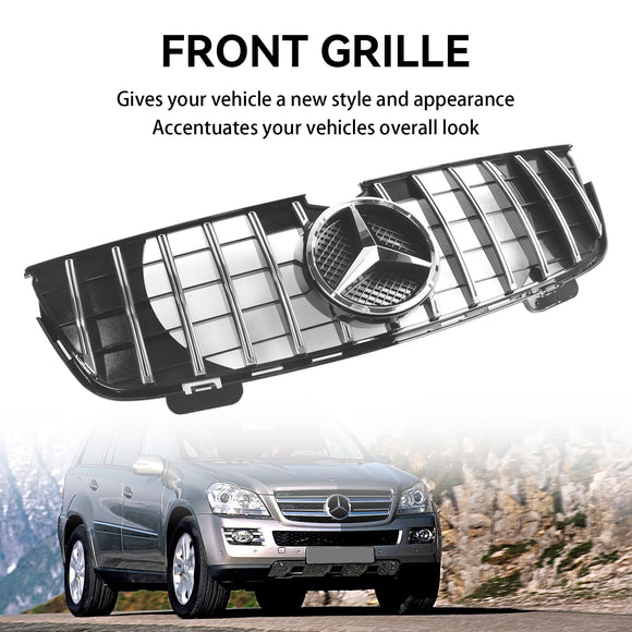 Mercedes Benz 2007-2009 GL-Klasse X164 GL320 GL450 GL350 Chrome Diamonds Grill Frontstoßstangengrill