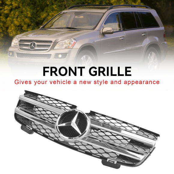 Mercedes Benz 2007-2009 GL-Klasse X164 GL320 GL450 GL350 Chrome Diamonds Grill Frontstoßstangengrill
