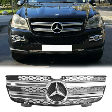 Parrilla cromada de repuesto para parachoques delantero de Mercedes Benz Clase GL X164 2007-2009