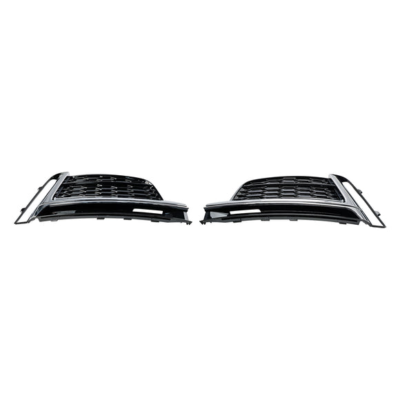2018-2019 Audi A5 S-Line S5 Cabriolet/Coupe/Sportback 2 piezas parachoques delantero luz antiniebla cubierta de rejilla