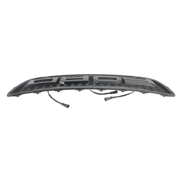 1999–2003 Ford F150 Raptor Style Front Wabengitter für Stoßstange, mattschwarz, mit LED-Licht & Brief