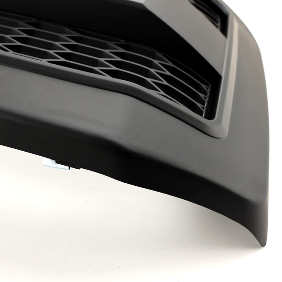 2005–2007 Ford F250 F350 Super Duty Frontstoßstange mit LED-Raptor-Grill, schwarzer Ersatzgrill