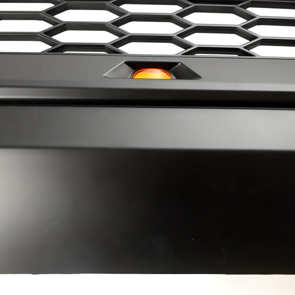2008–2010 Ford F250 F350 F450 Super Duty Frontstoßstange mit LED-Leuchten Raptor Grill Ersatz schwarzer Kühlergrill