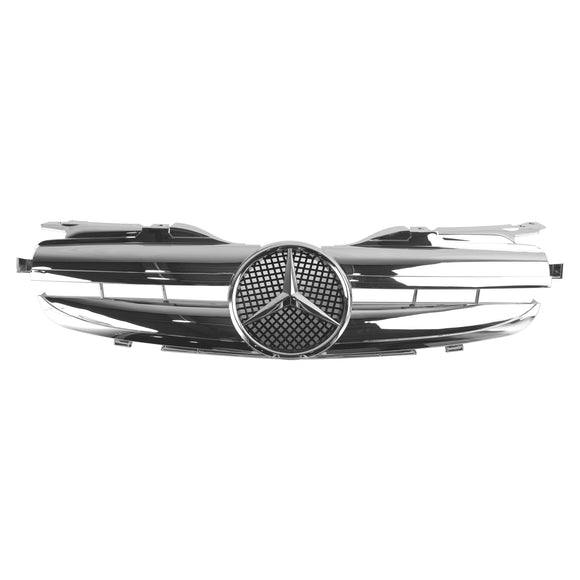Mercedes Benz Classe SLK R170 SLK320 SLK230 SLK200 1998-2004 Griglia paraurti anteriore Griglia cromata di ricambio