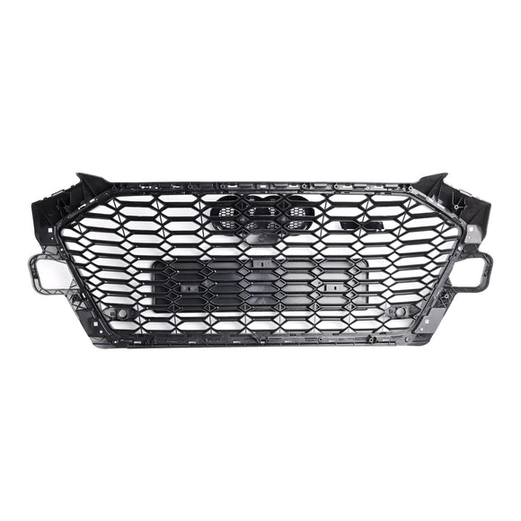 Audi A4 B9.5 A4 S-Line S4 2020–2023 RS4 Style Frontstoßstangengrill Ersatz Schwarzer Kühlergrill