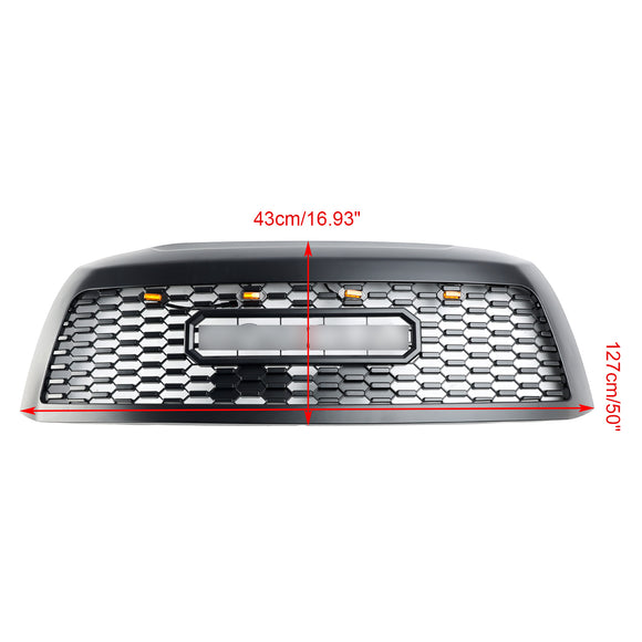 Calandre de Style TRD PRO pour Toyota Sequoia 2008 – 2018, pare-choc avant de remplacement noir avec lumière Led