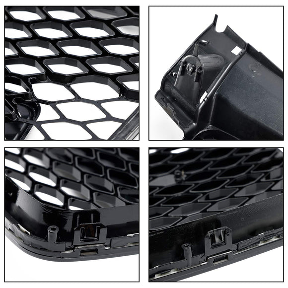 2006-2014 Audi TT /TTS J8 MK2 calandre avant en nid d'abeille RS noir brillant radiateur d'admission d'air calandre sport