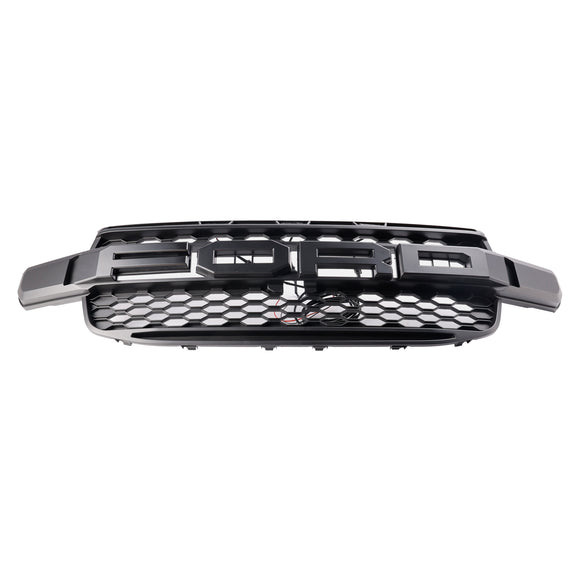 Ford Ranger Next Gen T9 2023-2025 Griglia paraurti anteriore Griglia nera con luce LED