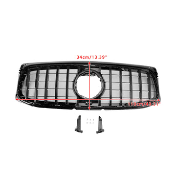 2020-2023 Mercedes Benz Classe GLB X247 GT Style Grill Sostituzione paraurti anteriore Griglia nera lucida - 0