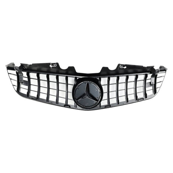 2009-2012 Mercedes Benz SL-Class R230 SL500 SL550 SL63 SL65 Front Bumper Upper Grill AMG Style Grille