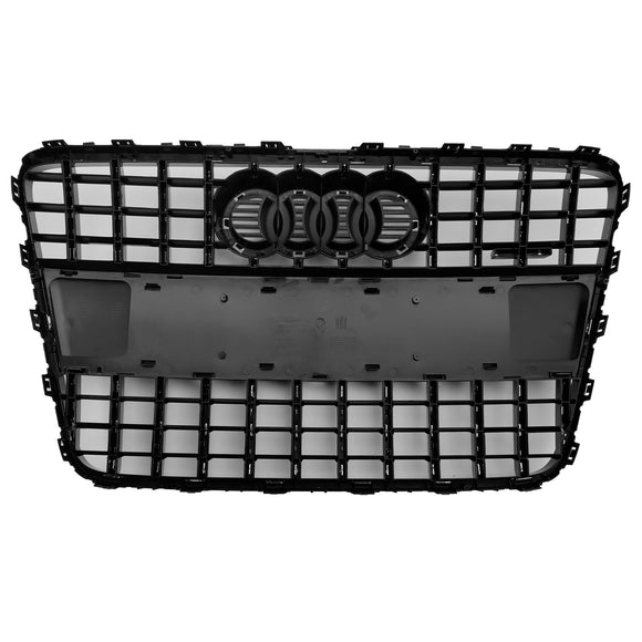 2005-2015 Audi Q7 /Q7 S Line /SQ7 a nido d'ape/stecca stile griglia di aspirazione aria radiatore griglia paraurti anteriore con anello emblema