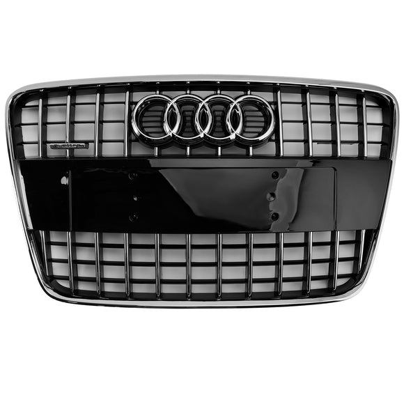2005-2015 Audi Q7 /Q7 S Line /SQ7 a nido d'ape/stecca stile griglia di aspirazione aria radiatore griglia paraurti anteriore con anello emblema