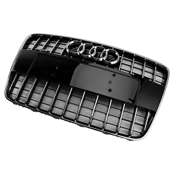 2005-2015 Audi Q7 /Q7 S Line /SQ7 a nido d'ape/stecca stile griglia di aspirazione aria radiatore griglia paraurti anteriore con anello emblema
