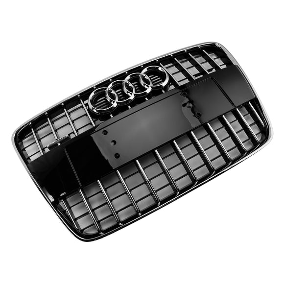 2005-2015 Audi Q7 /Q7 S Line /SQ7 a nido d'ape/stecca stile griglia di aspirazione aria radiatore griglia paraurti anteriore con anello emblema