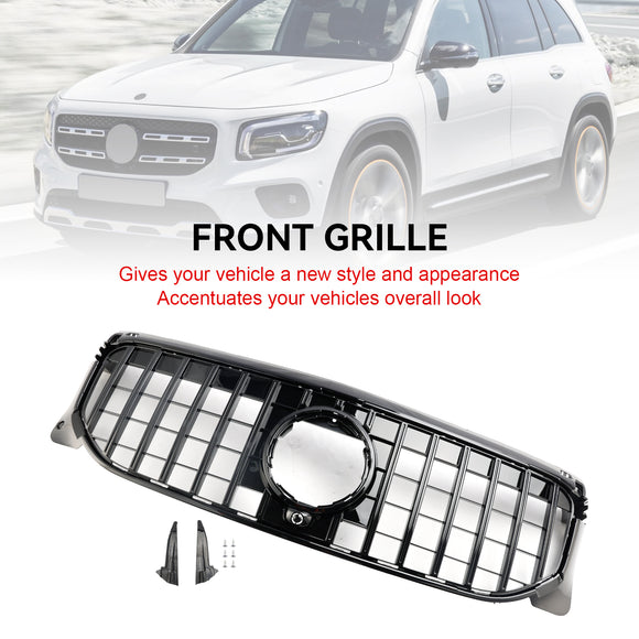 Mercedes Benz Classe GLB X247 GLB180/200/220/250 2020-2023 Griglia paraurti anteriore Griglia stile AMG nera/diamantata