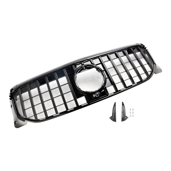 Mercedes Benz Classe GLB X247 GLB180/200/220/250 2020-2023 Griglia paraurti anteriore Griglia stile AMG nera/diamantata