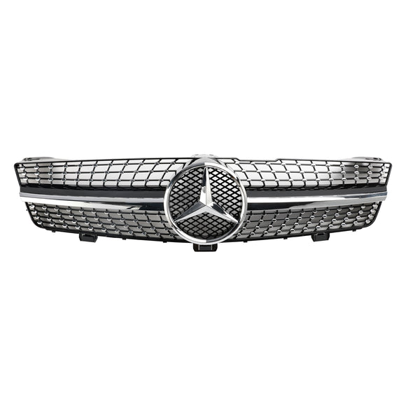 Mercedes Benz Classe CLS W219 Griglia paraurti anteriore C219 CLS350/500/550/CLS63 2008-2010 Griglia a diamante