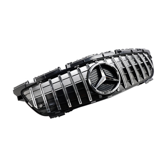Mercedes Benz Clase SLK R172 SLK200/250/350/SLK55 AMG 2011-2016 Parrilla de parachoques delantero parrilla cromada estilo GT