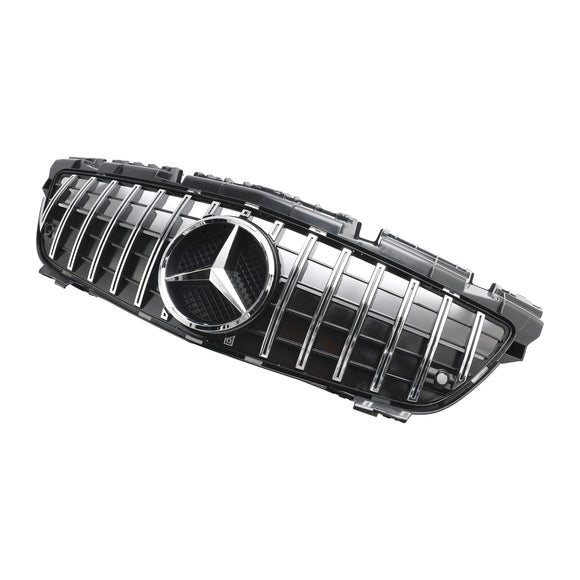 Mercedes Benz Clase SLK R172 SLK200/250/350/SLK55 AMG 2011-2016 Parrilla de parachoques delantero parrilla cromada estilo GT