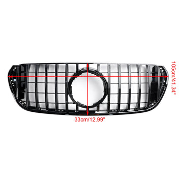 Mercedes Benz Classe X X470 W470 Griglia paraurti anteriore nera stile AMG per X220d X250d X350d 2017-2020 - 0
