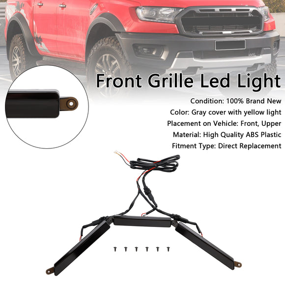 Luci LED bianche/gialle della griglia del paraurti anteriore 2016-2023 del guardia forestale T6/T7 limitato/XL/XLT/Wildtrak di Ford