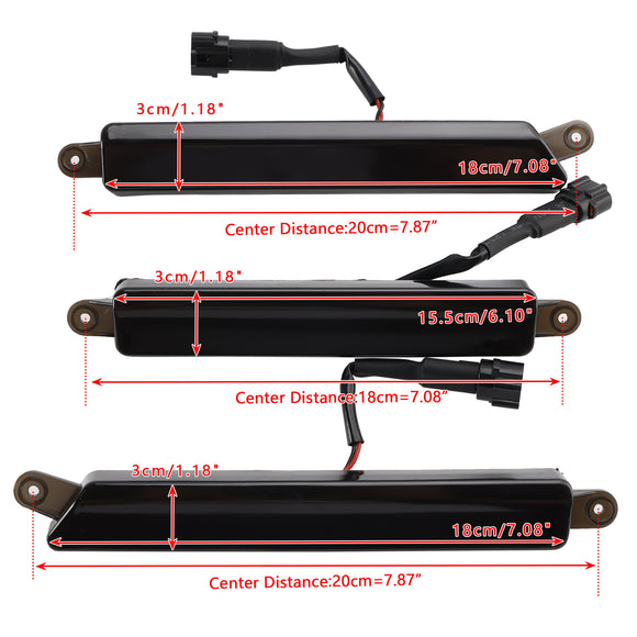 Luci LED bianche/gialle della griglia del paraurti anteriore 2016-2023 del guardia forestale T6/T7 limitato/XL/XLT/Wildtrak di Ford