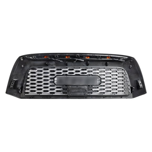 Griglia anteriore sostitutiva nera opaca con luce LED per Toyota Tundra TRD PRO 2006-2009 & Lettera