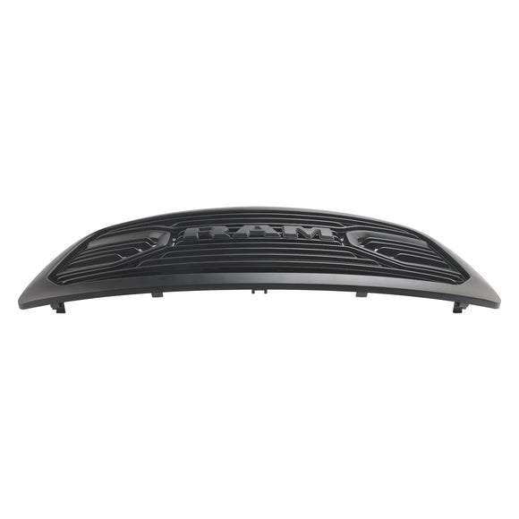 Dodge Ram 1500 2009-2012 Griglia paraurti anteriore stile Big Horn Griglia di ricambio nera opaca con luci a LED