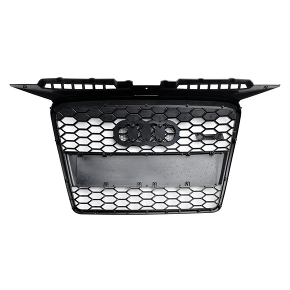 2004-2008 Audi A3/S3 8P RS3 Style Grille en nid d'abeille Noir brillant Grille de pare-chocs avant