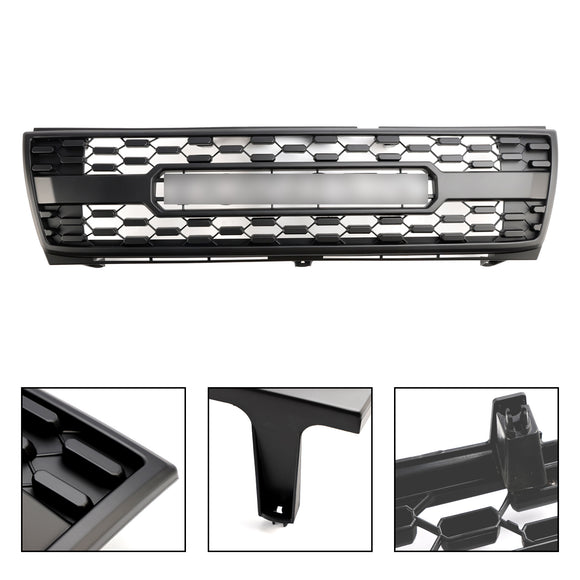 Toyota Tacoma 1997 1998 1999 2000 TRD PRO Style Griglia anteriore a nido d'ape nera opaca con luce LED & Lettera