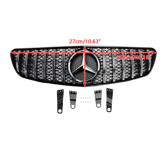 2005–2010 Mercedes Benz R-Klasse W251 GT Style Grill Frontstoßstange Chrom Ersatzgrill