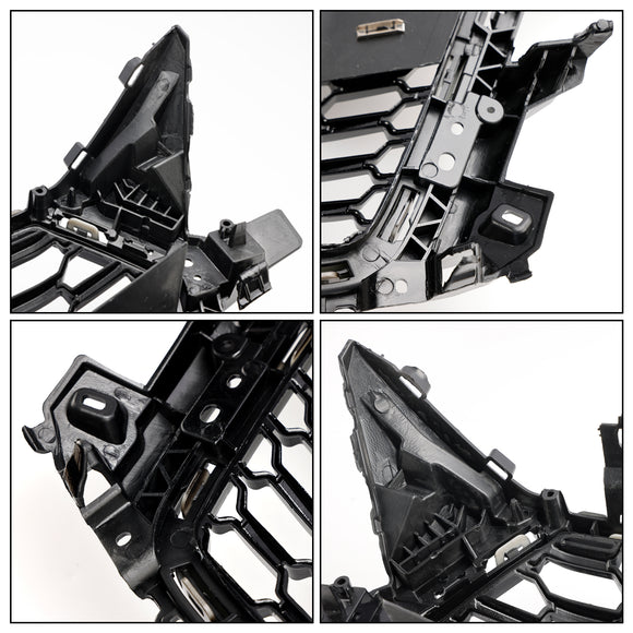 Audi TT TTS MK3 FV 8S 2014-2023 Parrilla delantera tipo panal estilo RS Parrilla negra brillante