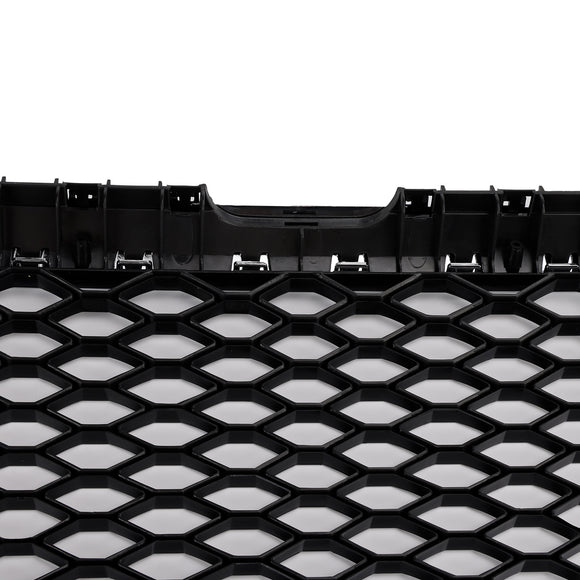 Audi Q5 SQ5 2009-2012 Chrome/Black Front Grille RS Style Honeycomb Upper Bumper Grill