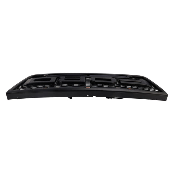 2003-2007 Ford E150 E250 E350 Grill pare-chocs avant noir mat calandre de remplacement avec lumière LED