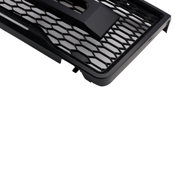 1992–1996 Ford F150 Raptor Style Grill Mattschwarzer Frontstoßstangengrill mit LED-Licht