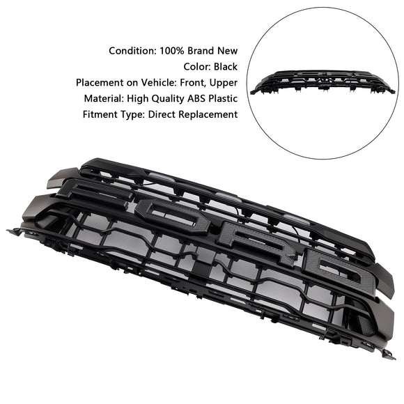 2024-2025 Ford F150 Raptor SVT Grill Pare-chocs avant Grille de remplacement noire avec lumière LED