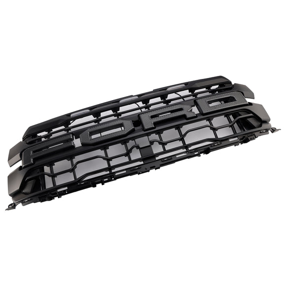 2024-2025 Ford F150 Raptor SVT Grill Pare-chocs avant Grille de remplacement noire avec lumière LED