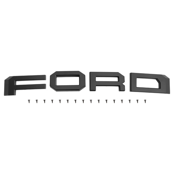 2004-2011 Ford Ranger Raptor Style Grill Pare-chocs avant Calandre noire mate avec lumière LED