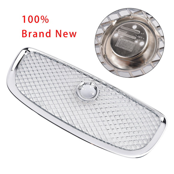 Jaguar XJ Front Bumper Grill 2010 2011 2012 2013 2014 2015 Air Intake Radiator Mesh Chrome / Black Grille
