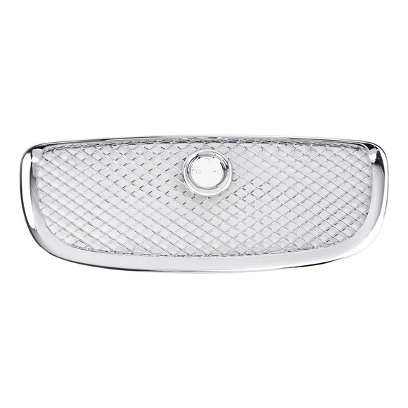Jaguar XJ Front Bumper Grill 2010 2011 2012 2013 2014 2015 Air Intake Radiator Mesh Chrome / Black Grille