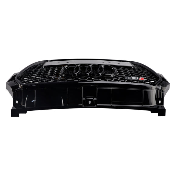 2010-2015 Audi A1 /A1 Sline RS Style Grille Gloss Black Front Bumper Honeycomb Mesh Sport Grill